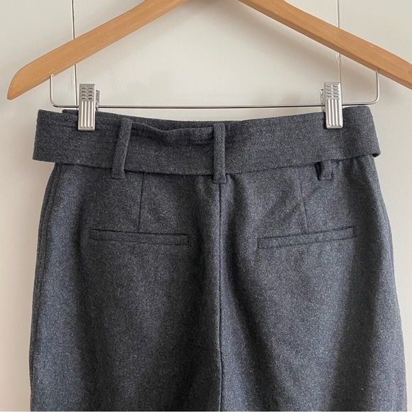 🍂 fall drop🍂 Wilfred Aritzia tie front pants wool dark grey - Picture 6 of 8